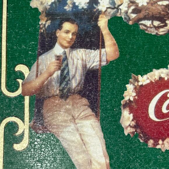 Coca-Cola Vintage Reproduction Signs by Bristolware 1994 Licensed Set of 2 - Picture 5 of 16